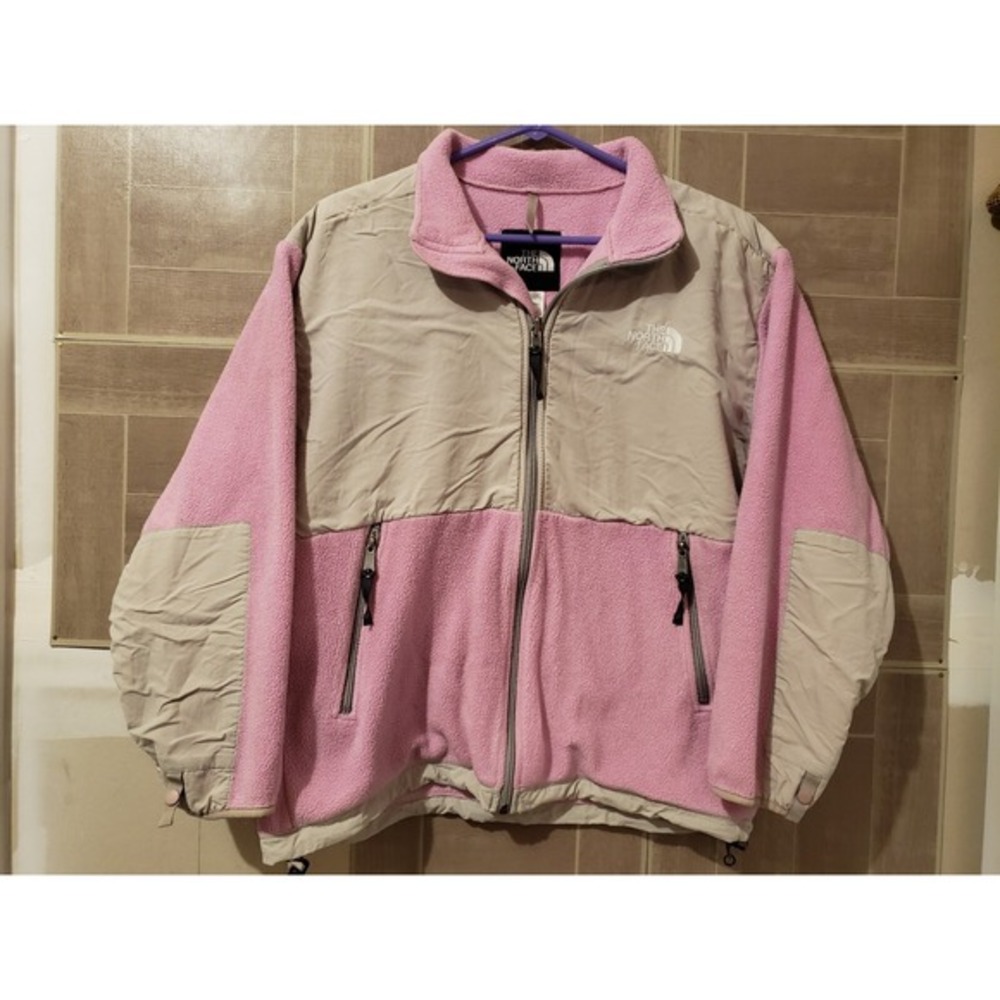 The North Face Girls‎ Jacket Size - XL Pink/Light Gray 100% Polyester/Nylon